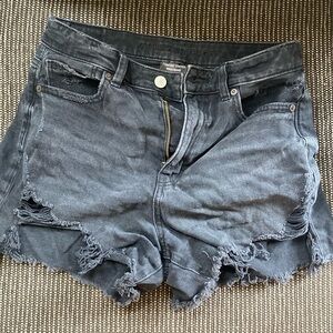 American Eagle Black Jean Shorts